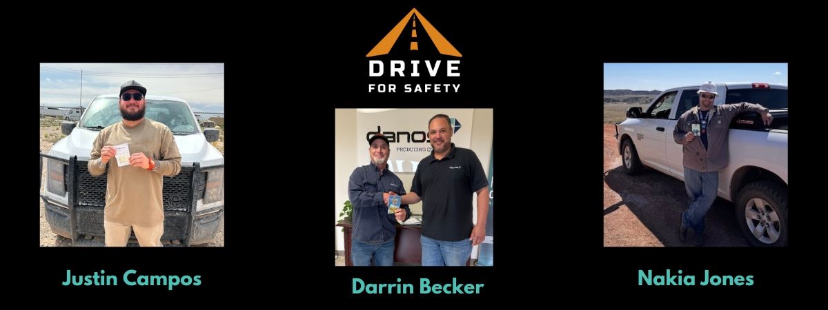 Congrats to the April Drive for Safety Winners